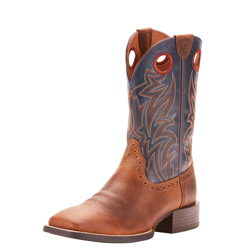 Ariat Westernstiefel Herren - Sport Sidebet Braun/Navy ( VXAOY-5098 )